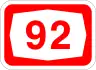 Highway 92 shield}}