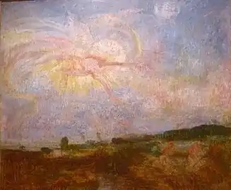 Adam and Eve Expelled from Paradise (1887), oil on canvas, 205 x 245 cm., Royal Museum of Fine Arts Antwerp