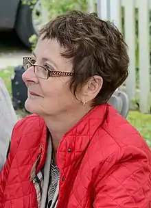 Jocelyne Saucier at the Eden Mills Writers Festival in 2015