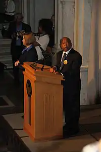 Image 18John Lewis speaking in the Great Hall of the Library of Congress on the 50th anniversary, August 28, 2013 (from March on Washington for Jobs and Freedom)