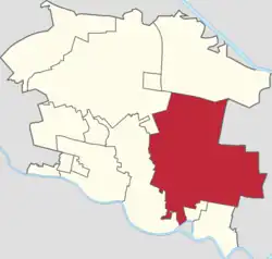 Location in Dongli District