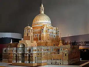 The Great Model of Liverpool Metropolitan Cathedral by Sir Edwin Lutyens presented to the Royal Academy of Arts and at the Museum of Liverpool