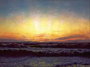 The North Sea in Stormy Weather After Sunset. Højen (1909)