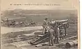 Harfleur testing range with different Canet guns, late 1890s (under Schneider)