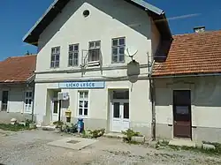 Ličko Lešće Railway station, Croatia
