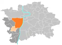Location of Prague 5 in Prague