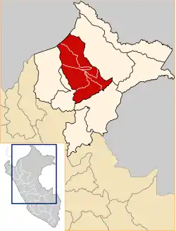 Location of Loreto in the Loreto Region