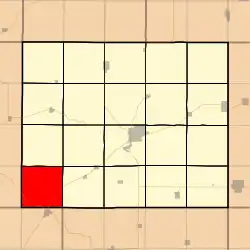 Location in Crawford County