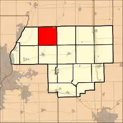 Location in Woodford County