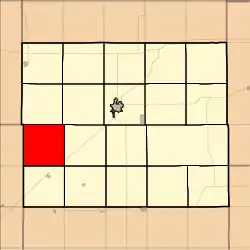 Location in Ellsworth County