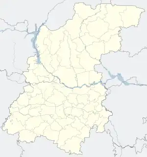 Navashino is located in Nizhny Novgorod Oblast