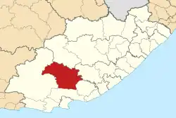 Location in the Eastern Cape