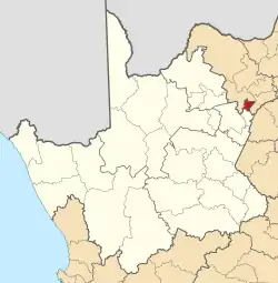 Location in the Northern Cape