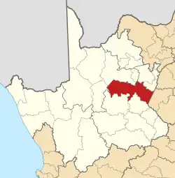 Location in the Northern Cape