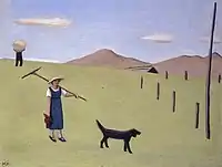 Mittagsstunde auf der Alp 1947