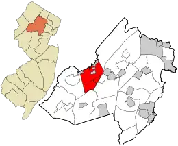 Location in Morris County and the state of New Jersey.