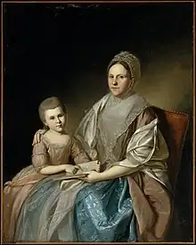 Mrs. Samuel Mifflin and Her Granddaughter Rebecca Mifflin Francis (1777–1780)