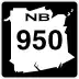 Route 950 marker