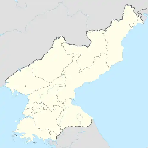 Sunch'ŏn is located in North Korea