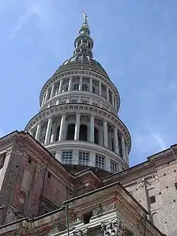 The cupola of the Basilica of San Gaudenzio, symbol of Novara, is 121 m (397 ft) high.
