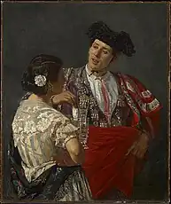 Mary Cassatt, Offering the Panal to the Bullfighter, 1873