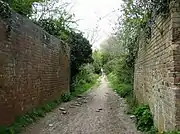 Old railway bridge approaching Stamford