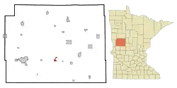 Location of Battle Lake, Minnesota
