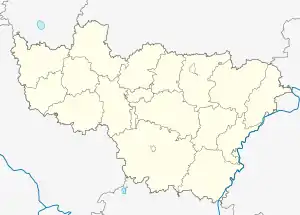 Chernomorye is located in Vladimir Oblast