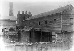 Historic American Buildings Survey R. Merritt Lacey, Photographer October 14, 1936 EXTERIOR - NORTH AND WEST ELEVATIONS FROM OLD PRINT - Oxford Furnace, Oxford, Warren County, NJ