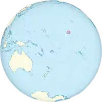 Map of Palmyra Atoll