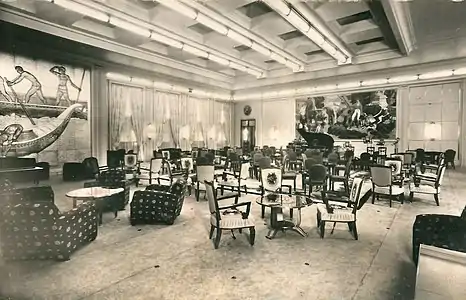 Grand Salon of the SS Île de France (1927)