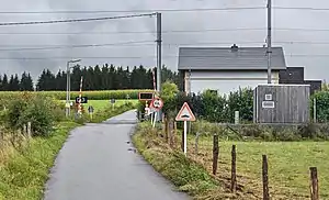 Level crossing in Luxembourg