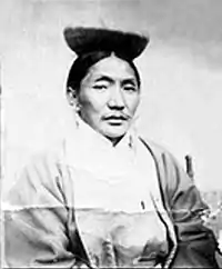 Shakabpa on the Tibetan Passport 1947 issued to Wangchuk Deden Shakabpa (Tibetan: ཞྭ་སྒབ་པ་དབང་ཕྱུག་བདེ་ལྡན།), then "Chief of the Finance Department of the Government of Tibet"