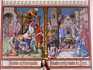 Wall mural from St. Venantius Church, Horgenzell.