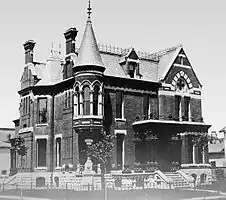 Ransom Gillis House, on 205 Alfred built in 1879 and deigned by Henry T Brush and George D Mason.