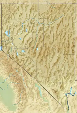 Map showing the location of Spring Valley State Park
