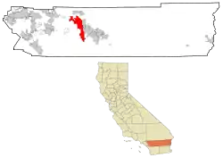 Location within Riverside County