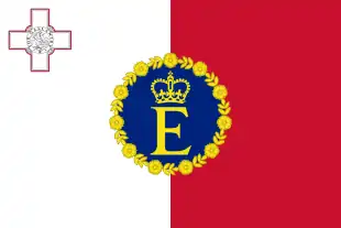Royal standard of Malta 1967-1974