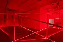 An installation view of the gallery.