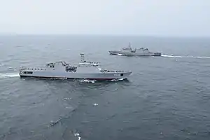 SLNS Sindurala and Sumedha during SLINEX 2019
