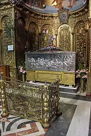Sarcophagus of Saint Dionysios of Zakynthos.
