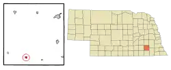 Location of Western, Nebraska