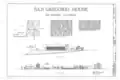 San Gregorio House architectural plans