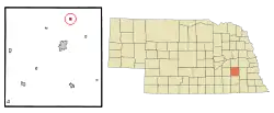 Location of Bee, Nebraska
