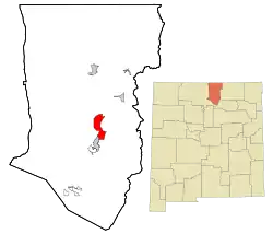 Location of Taos Pueblo, New Mexico