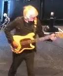 Hawkes performing with The Cars in 2011.