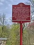 The Church in the Glen information sign