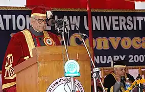Vice President, Shri Bhairon Singh Shekhawat at the Convocation of the university.
