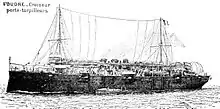 The 1896 torpedo boat tender Foudre