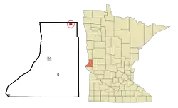 Location of Tintah, Minnesota